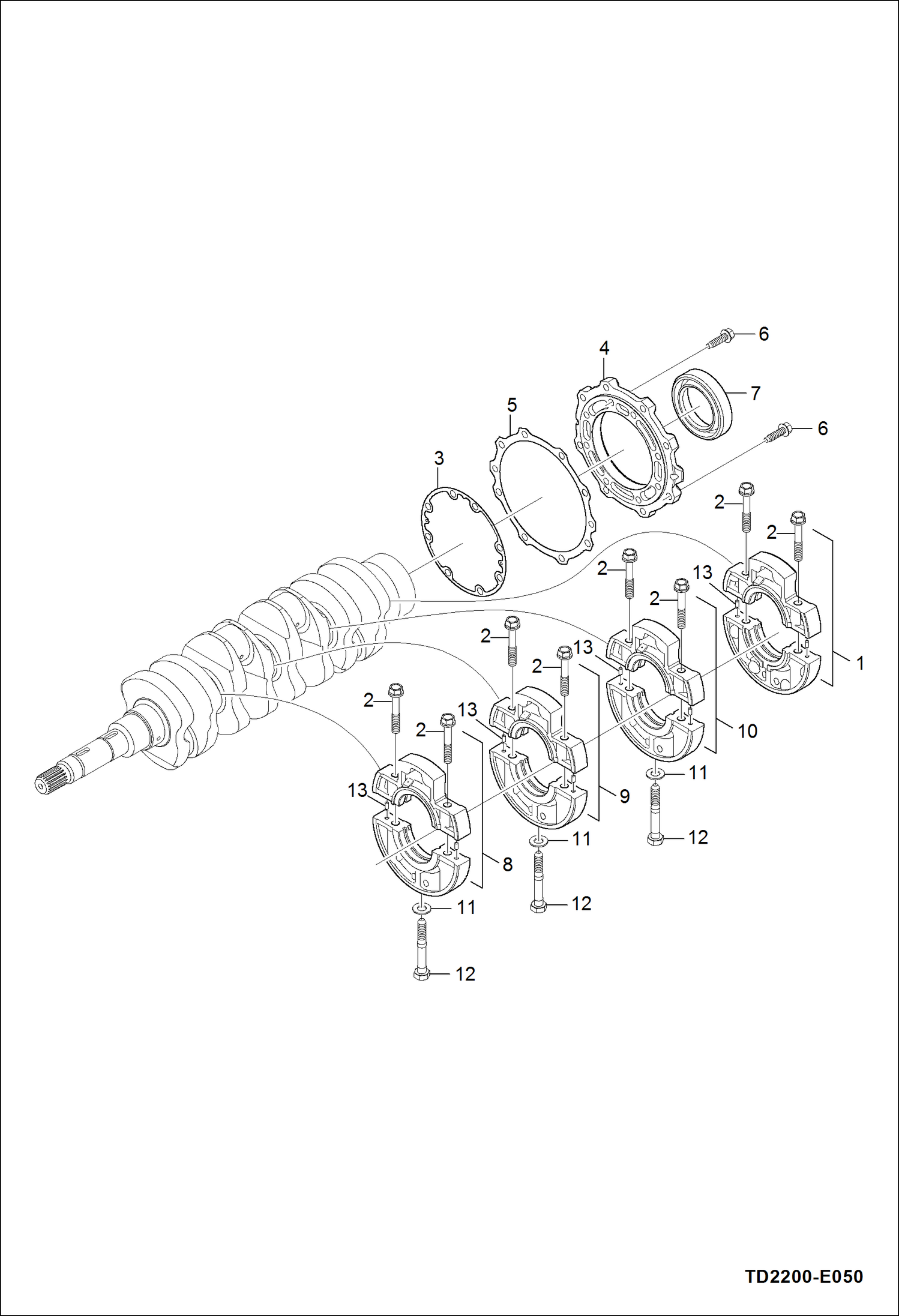 ОСНОВНОЙ КОРПУС ПОДШИПНИКА В СБОРЕ