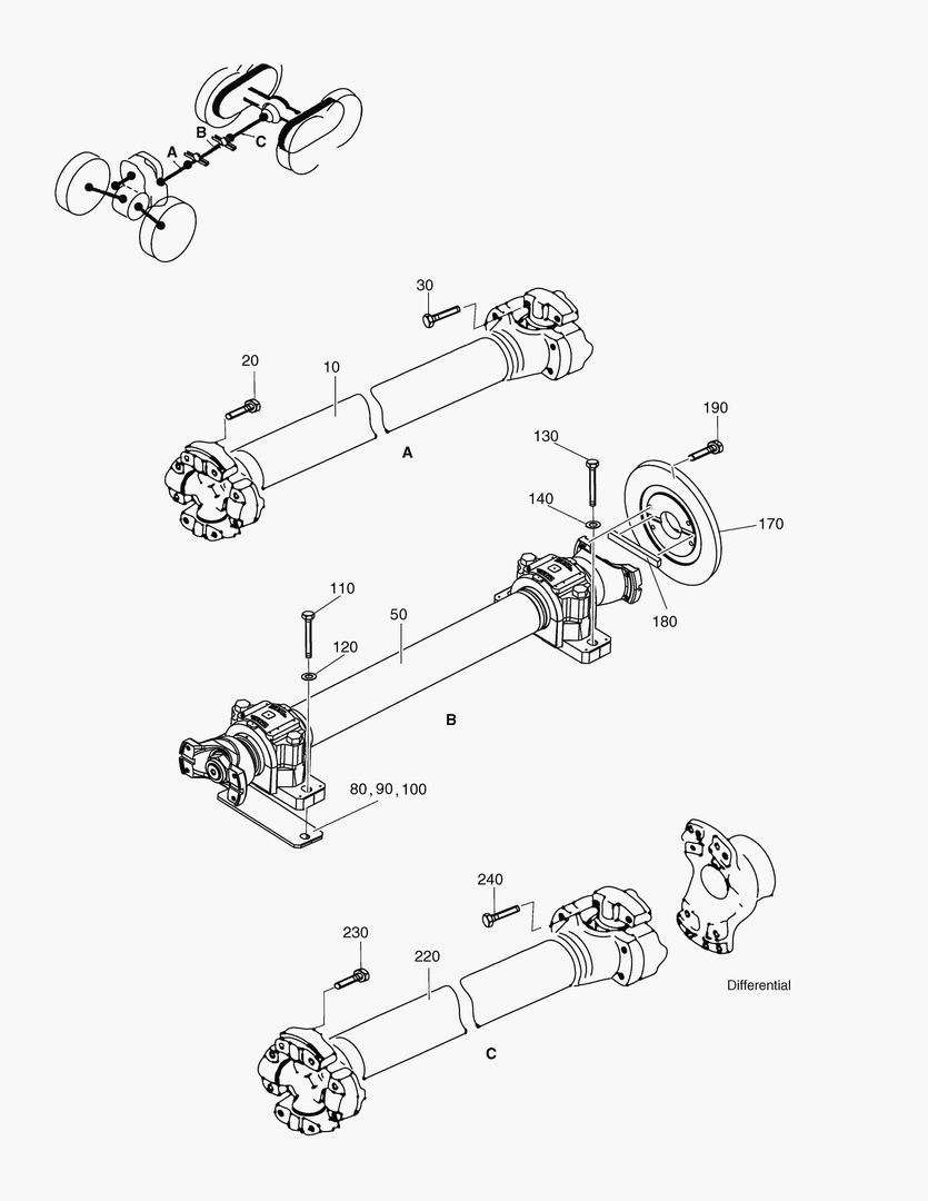 G110-10 INTERMEDIATE SHAFTS