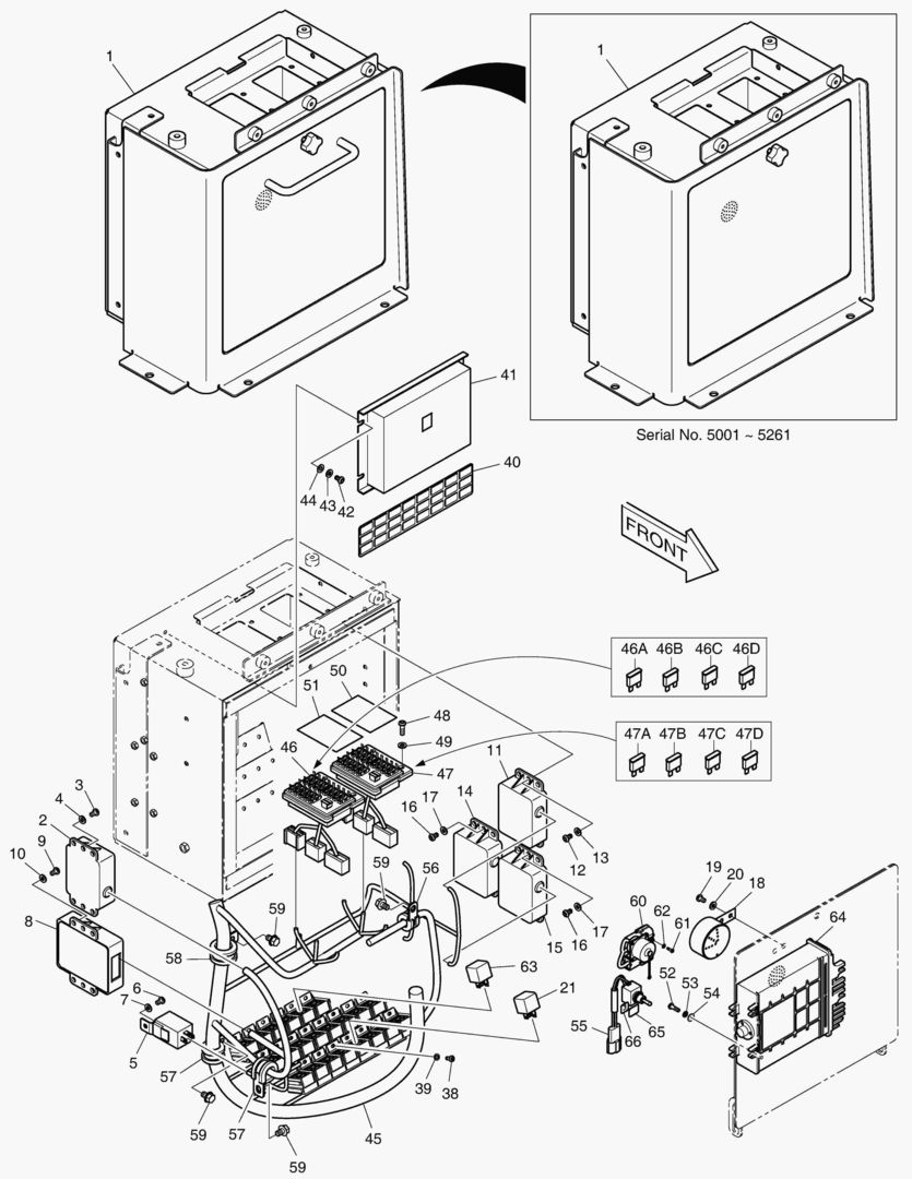 Спецтехника 1420 ELECTRIC BOX - FINGER REMOCON [5001~5605] - главное фото