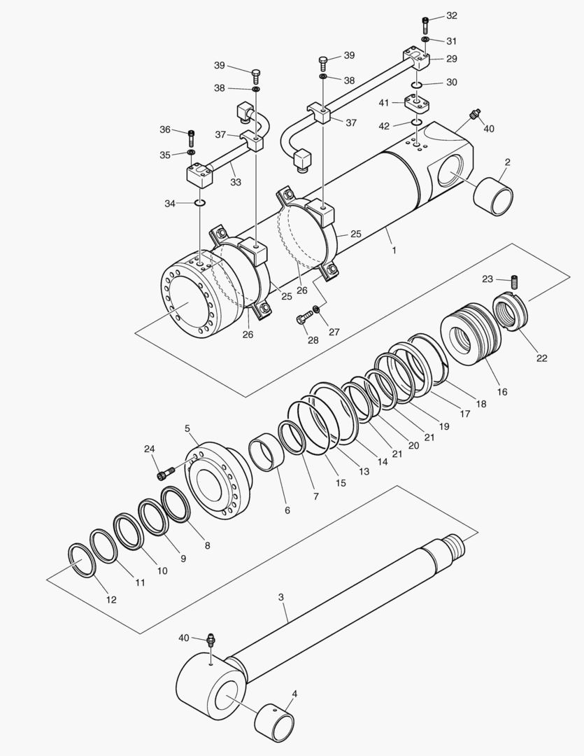 Спецтехника 4360 ARTI. BOOM CYLINDER [5001~7057]