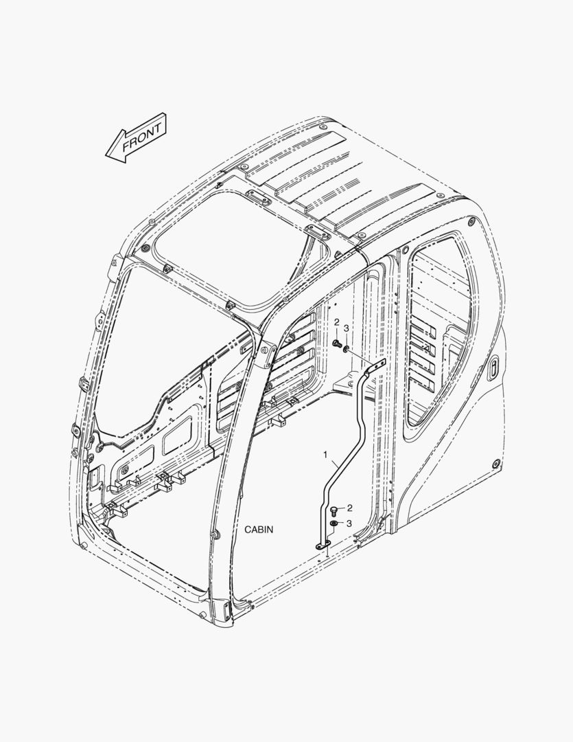 1495 HANDLE - CABIN [5757~]