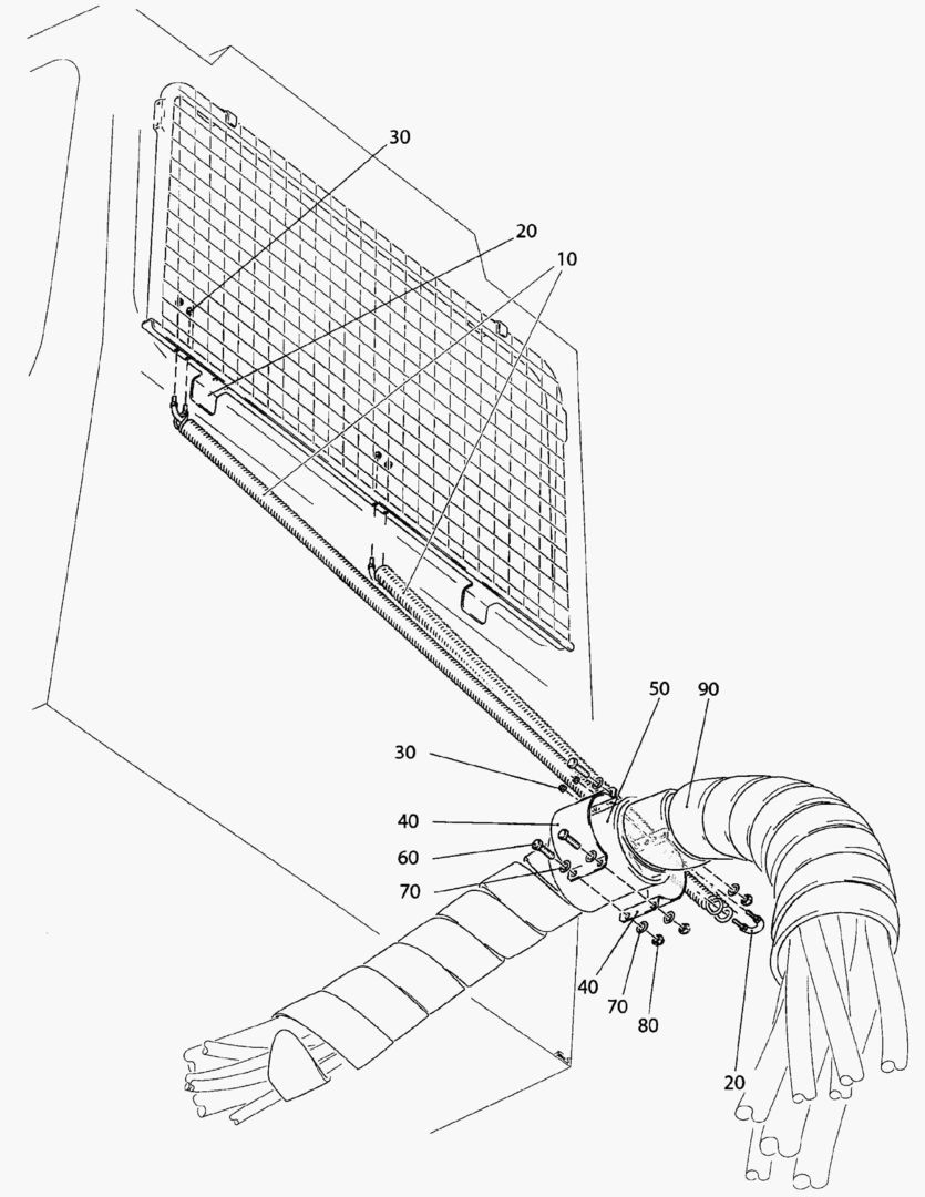 G310-8 HOSE HOLDER