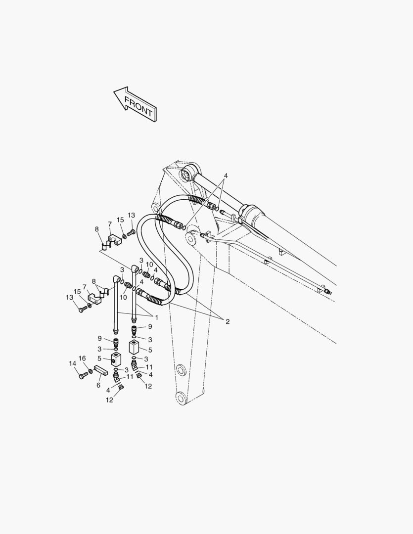 Спецтехника 6640 ARM PIPING-ARM 2.5m(ONE & TWO WAY) - главное фото