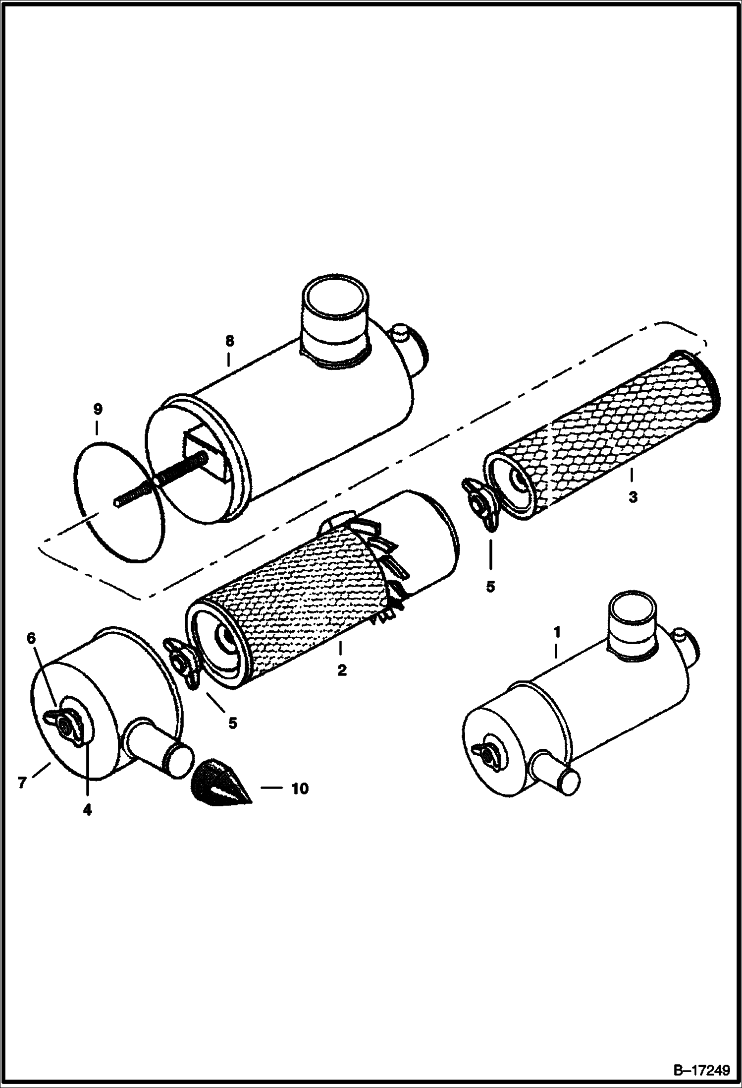 Схема ВОЗДУШНЫЙ ФИЛЬТР