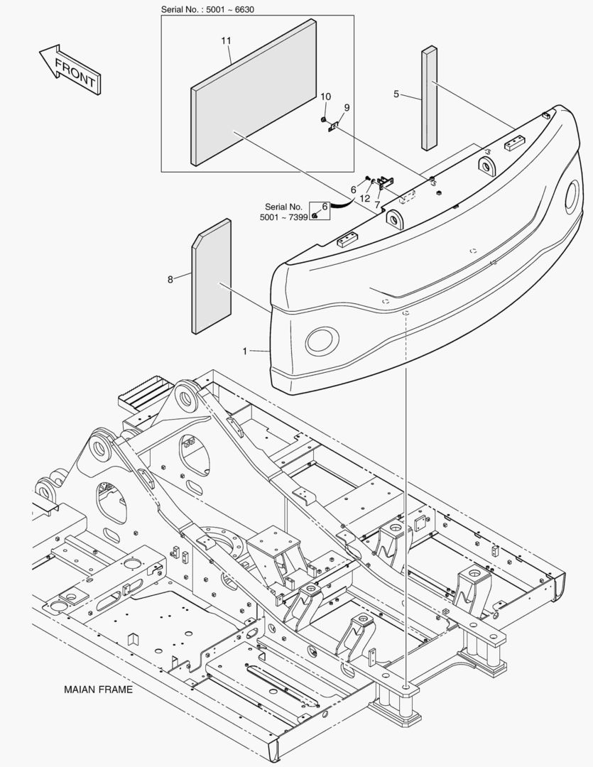 ПРОТИВОВЕС - 5.9 ТОНН