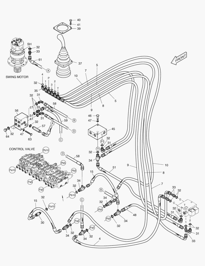 1231 PILOT PIPING(1-1)-BOOM SWING [1117~]