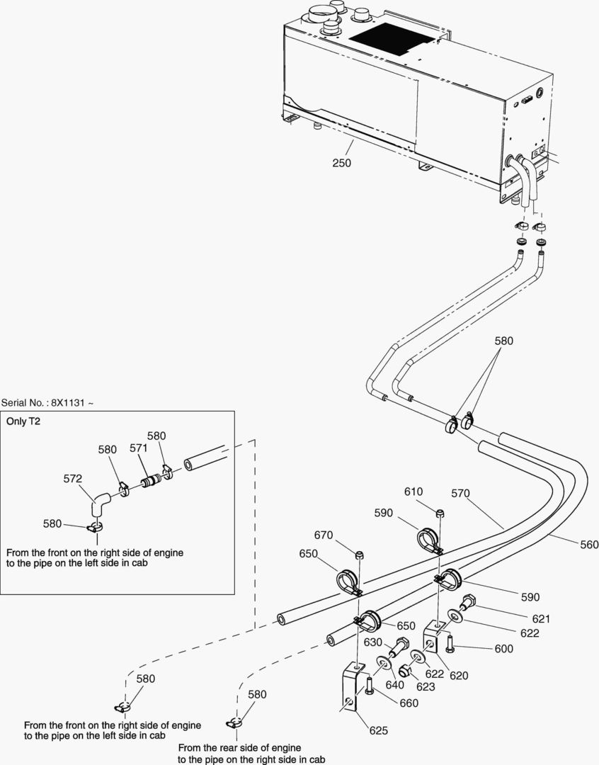 G380-20 AIR CONDITION - OUTSIDE CAB
