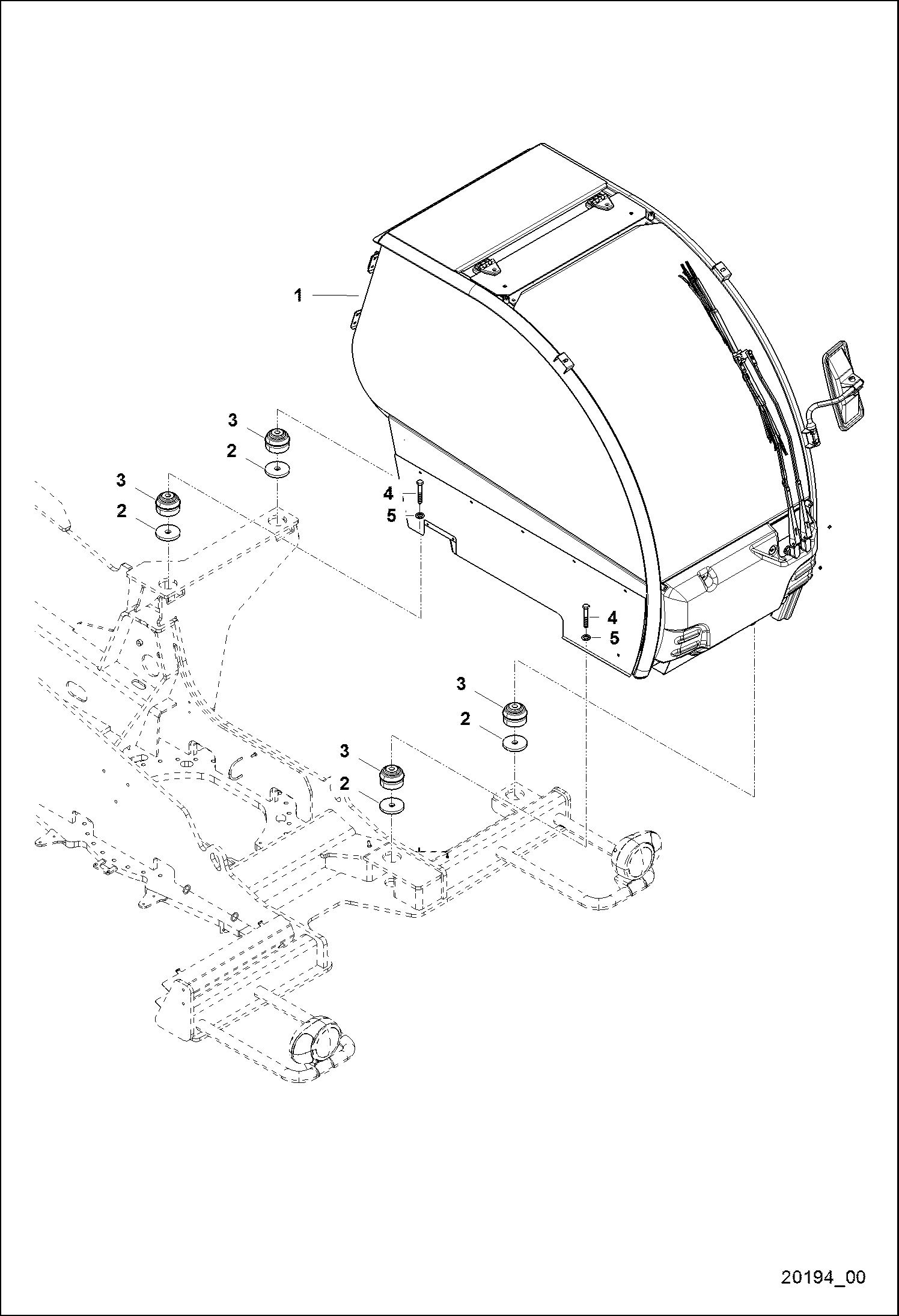 ОПОРЫ КАБИНЫ
