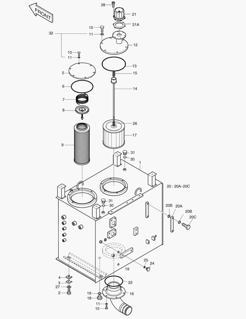 РЕЗЕРВУАР ДЛЯ МАСЛА
