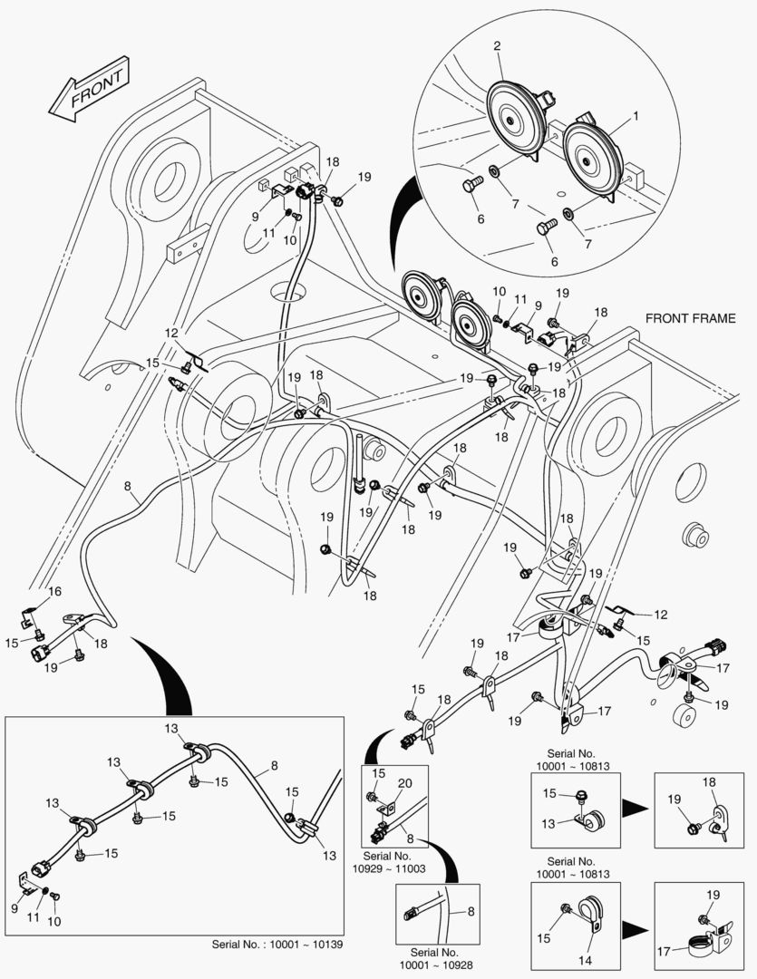 ЭЛЕКТРИЧЕСКИЕ ЗАПЧАСТИ - ФРОНТАЛЬНЫЙ
