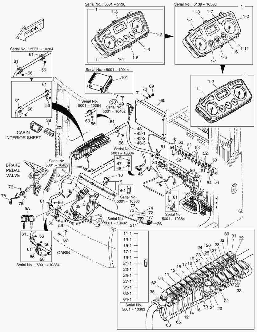 ЭЛЕКТРИЧЕСКИЕ ЗАПЧАСТИ - КАБИНА