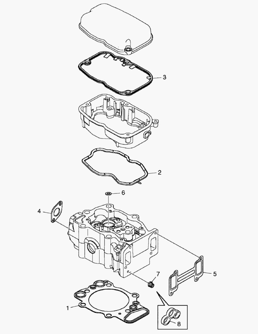Спецтехника G010-48 GASKET KIT; CYLINDER HEAD - главное фото