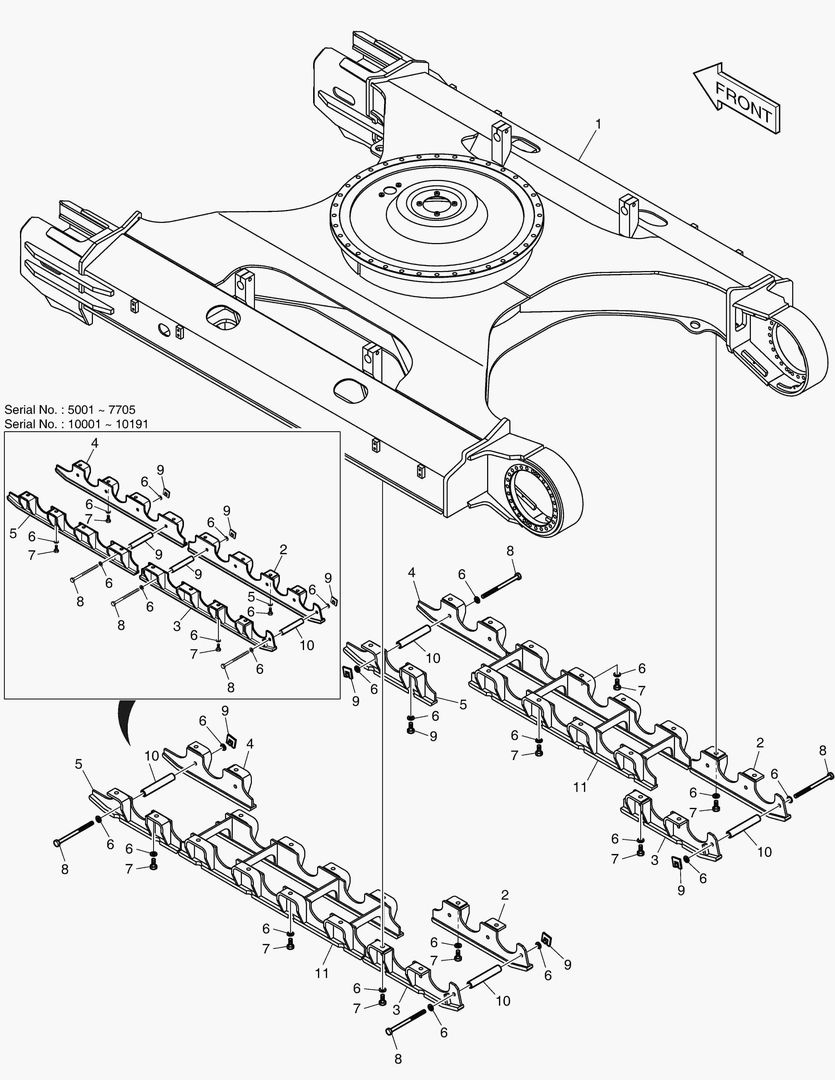 РАМА ГУСЕНИЦЫ - ОСОБО ПРОЧНЫЙ