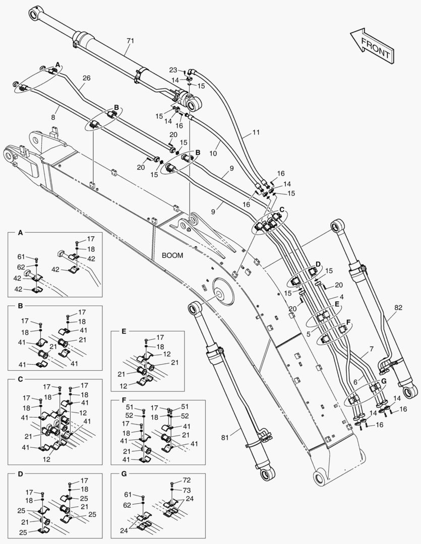 ГИДРОСИСТЕМА СТРЕЛЫ