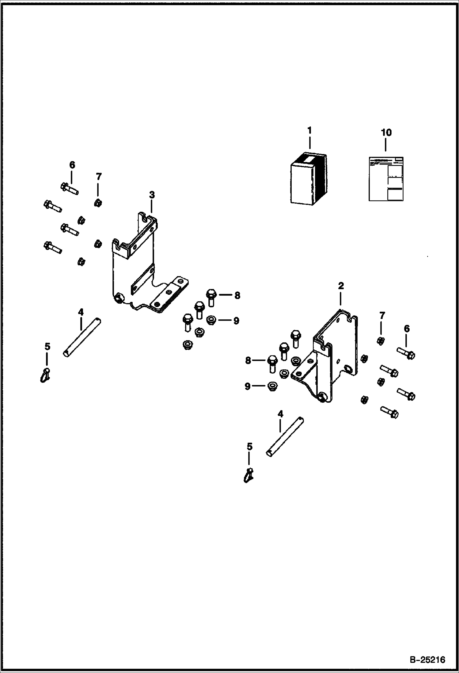 КОМПЛЕКТ ВОДЯНОГО ОХЛАЖДЕНИЯ КРЕПЕЖНЫЙ КОМПЛЕКТ (S220, S250, S300, A300, T250, T300 И S330)