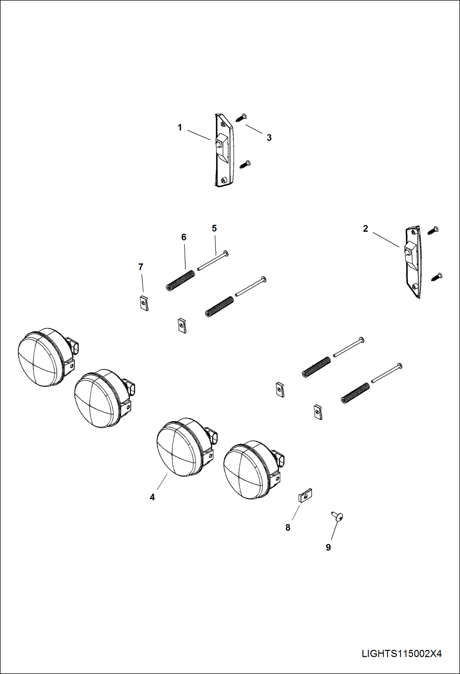 ЭЛЕКТРИКА, ФАРЫ БЛИЖНЕГО СВЕТА, ЗАДНИЕ ГАБАРИТНЫЕ ОГНИ И ЛАМПЫ