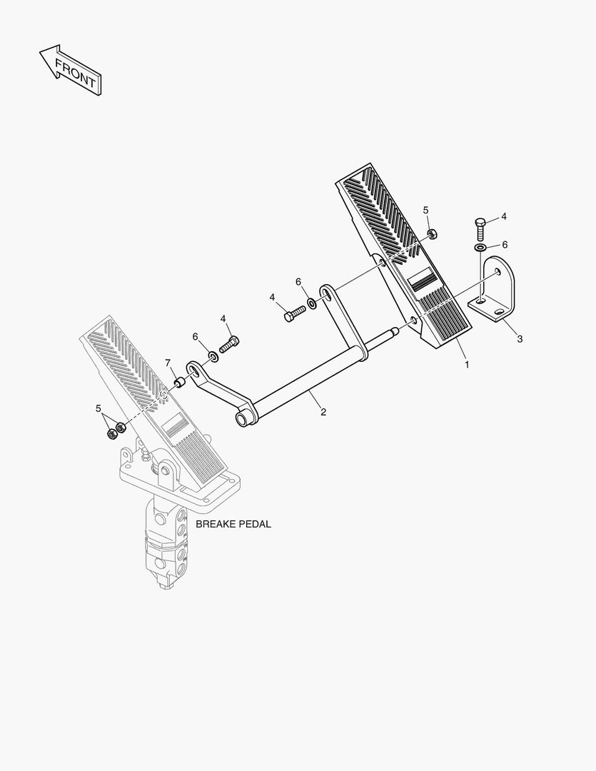 Спецтехника 5990 PEDAL VALVE - OPT. [11056~] - главное фото