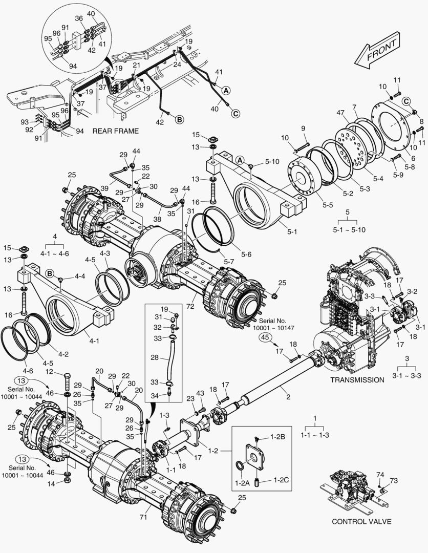 1190 AXLE & DRIVE SHAFT