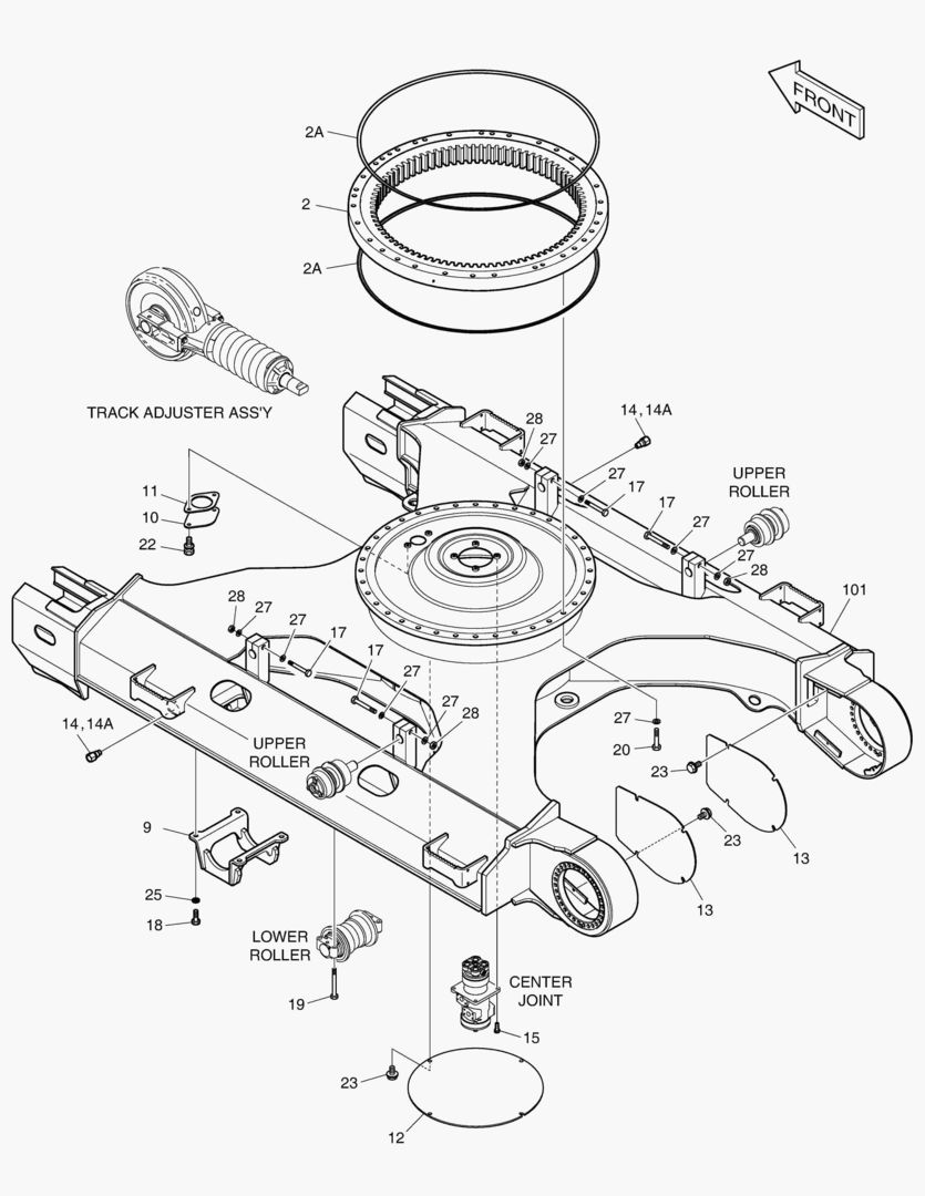 РАМА ГУСЕНИЦЫ