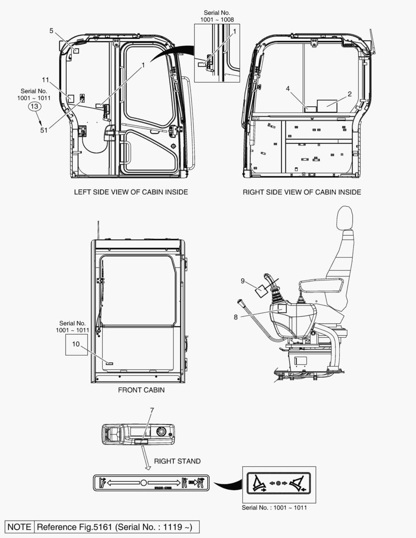 5160 NAME PLATE - CABIN(EUROPE) [1001~1118]