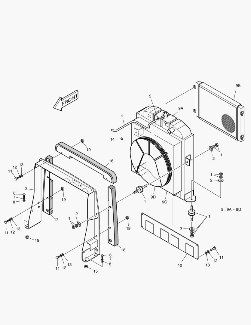 ОПОРТНЫЙ УЗЕЛ РАДИАТОРА