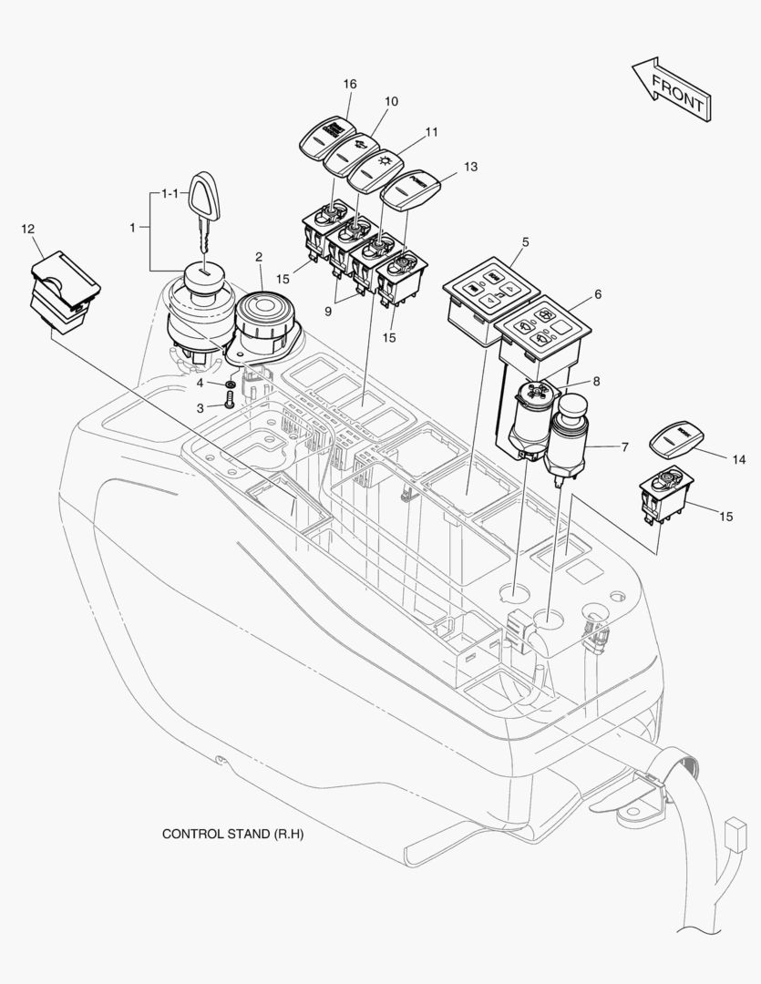ЭЛЕКТРИЧЕСКИЕ ЗАПЧАСТИ - ПУЛЬТ УПРАВЛЕНИЯ