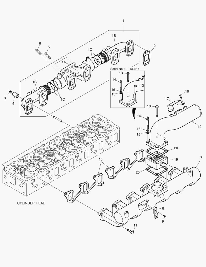 026 INTAKE & EXHAUST MANIFOLD