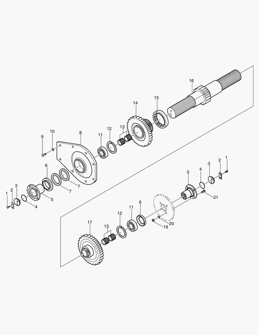 3140 OUTPUT SHAFT ASS`Y [~10480]