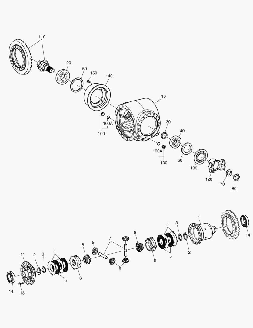ДИФФЕРЕНЦИАЛ ВОДИЛА - ЗАДНЯЯ ОСЬ