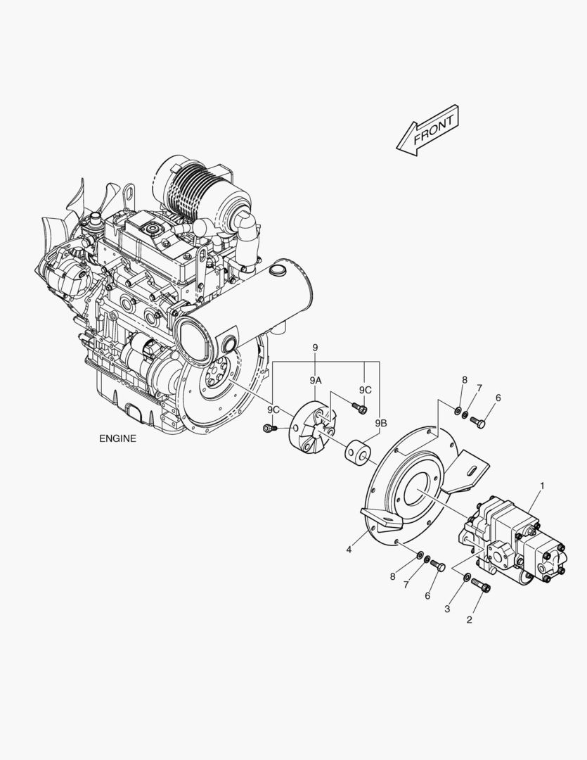 1281 PUMP MOUNTING [20576~]