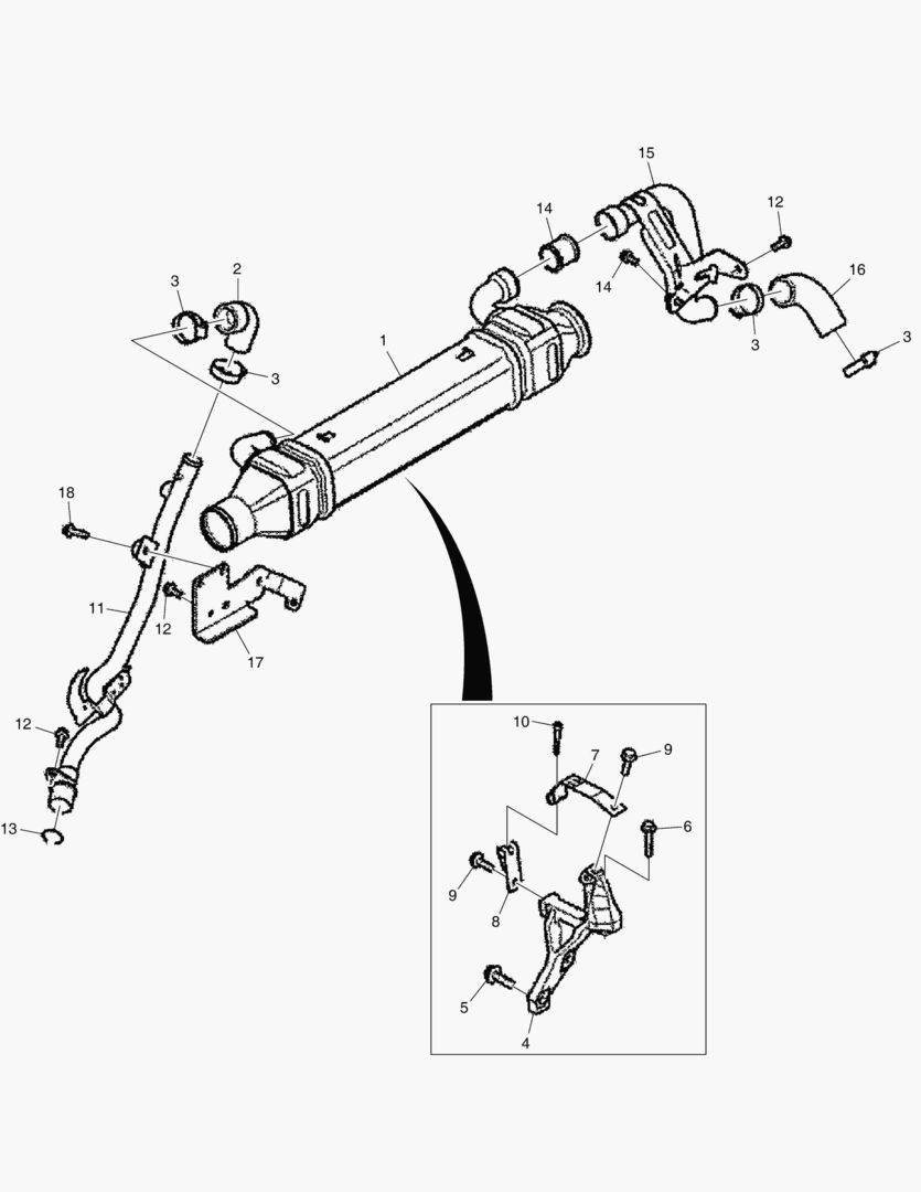 Спецтехника G011-390 EGR COOLER - главное фото