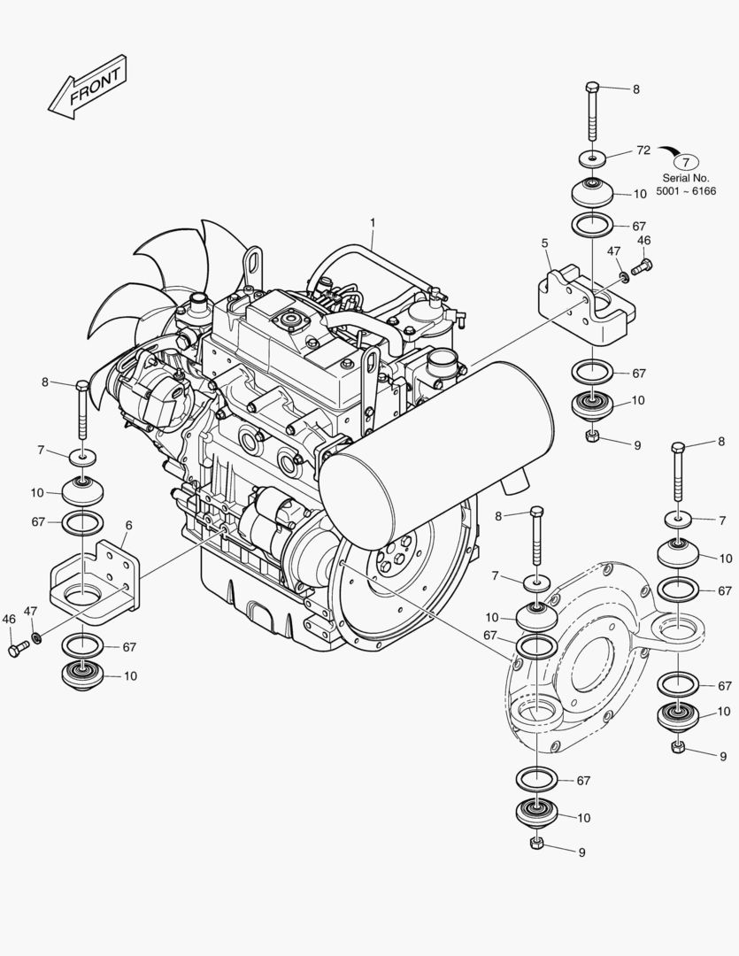 МОНТАЖ ДВИГАТЕЛЯ