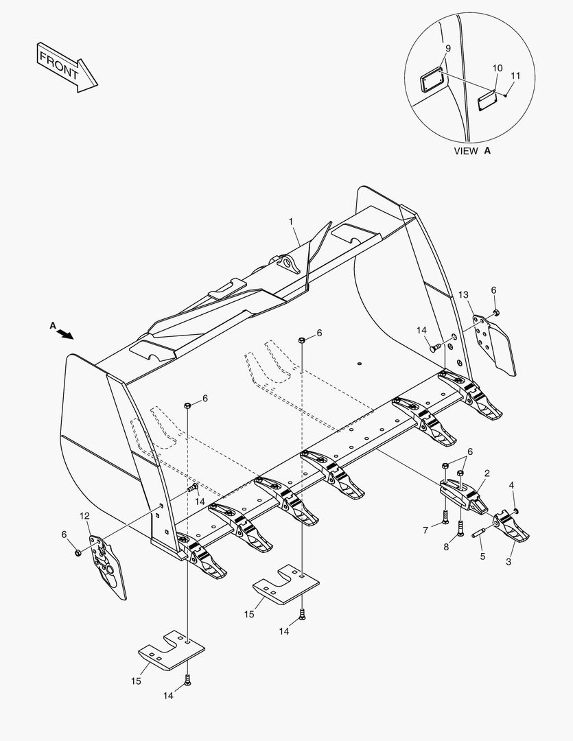 5210 BUCKET-3.0гЋҐ-TOOTH(MH)