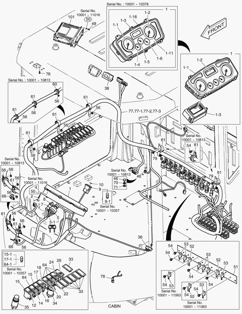 ЭЛЕКТРИЧЕСКИЕ ЗАПЧАСТИ - КАБИНА