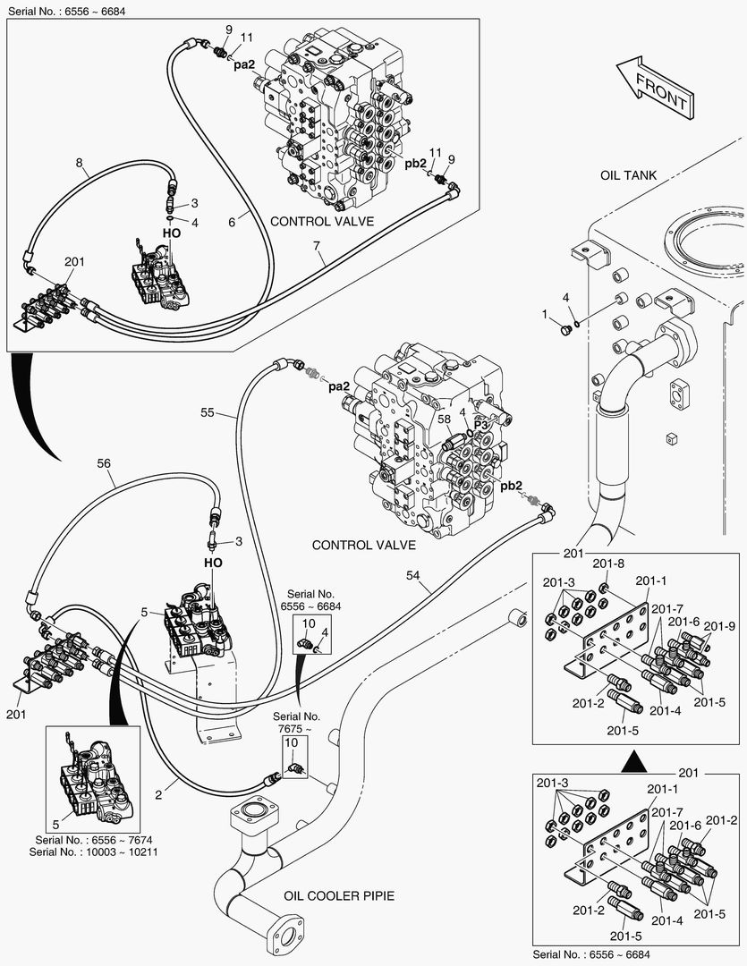 6145 PILOT PIPING - ONE WAY(TWO PUMP) [6556~]
