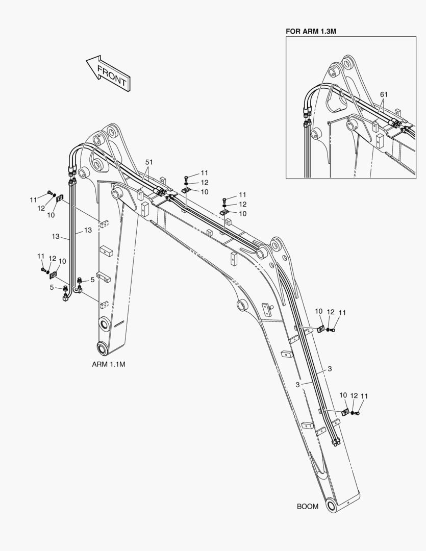 ПЕРЕДНИЙ ТРУБОПРОВОД - БЫСТРОУСТАНАВЛИВАЕМЫЙ ФИКСАТОР