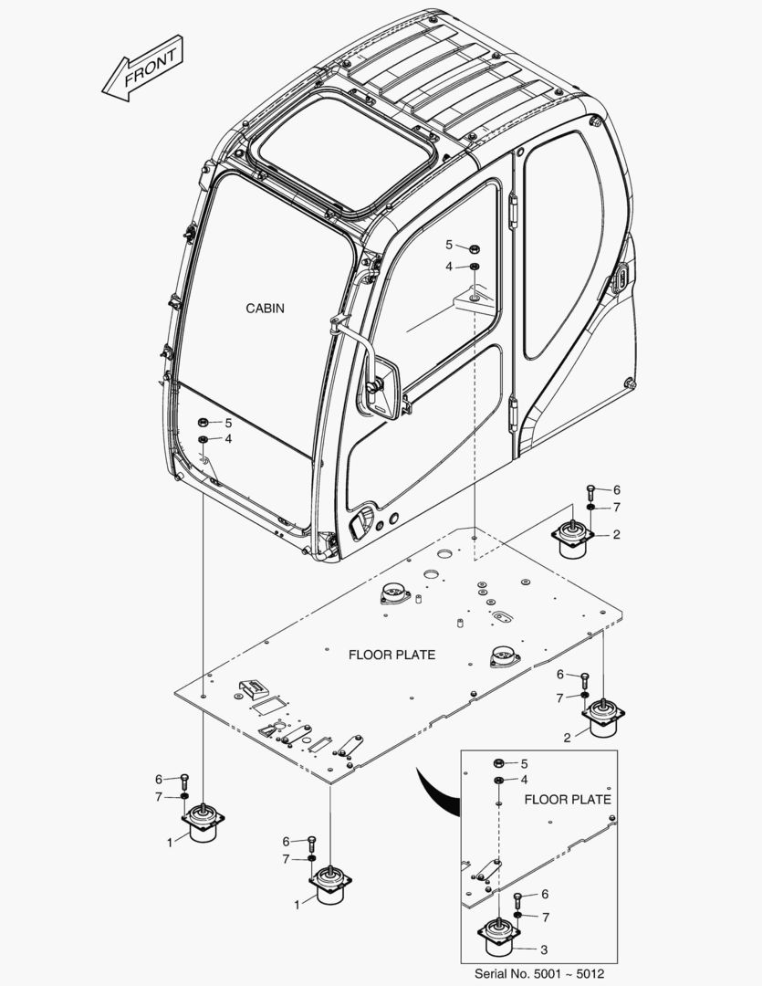 УСТАНОВКА КАБИНЫ