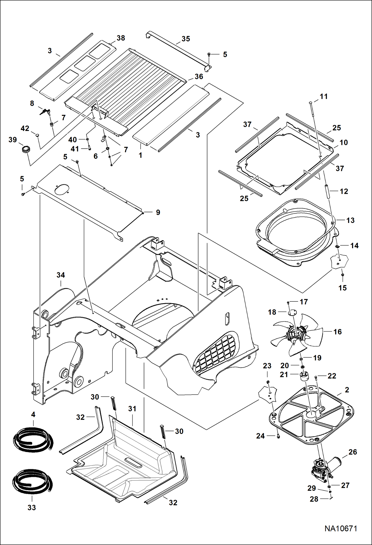СИСТЕМА ОХЛАЖДЕНИЯ (СЕРИЙНЫЙ НОМЕР A3P215297 И ВЫШЕ)