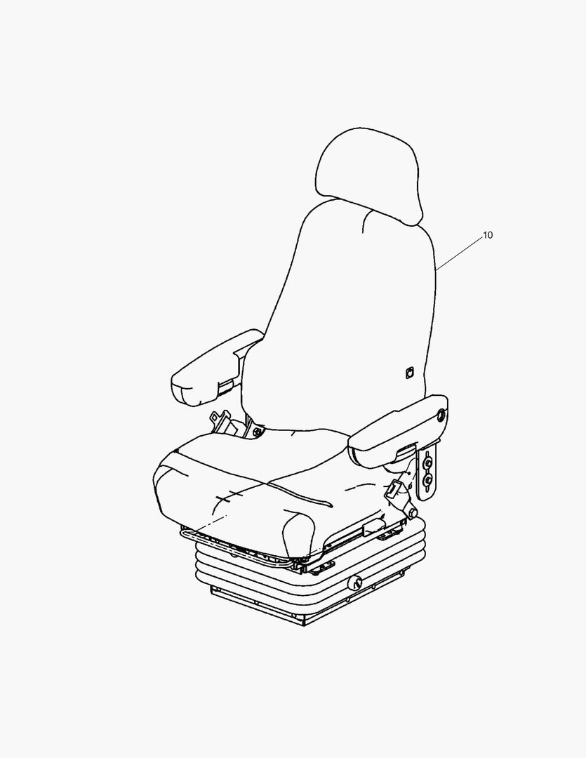 G500-6 DRIVER`S SEAT