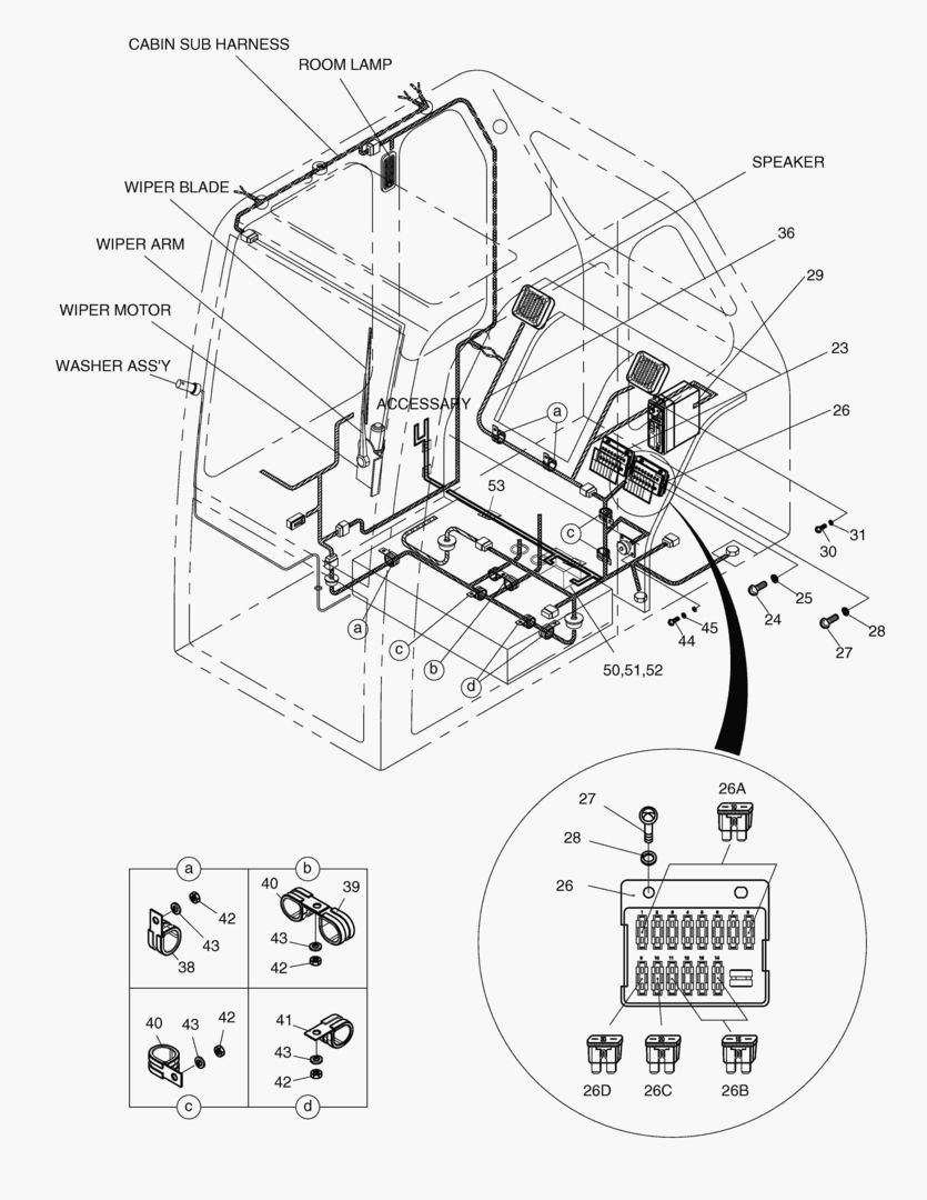 ЭЛЕКТРИЧЕСКИЕ ЗАПЧАСТИ(4)-КАБИНА
