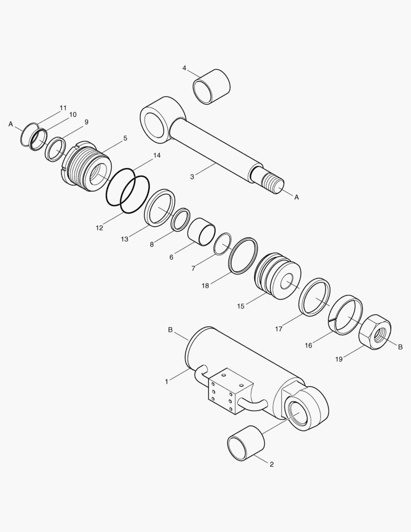 4330 DOZER CYLINDER [5001~7117]
