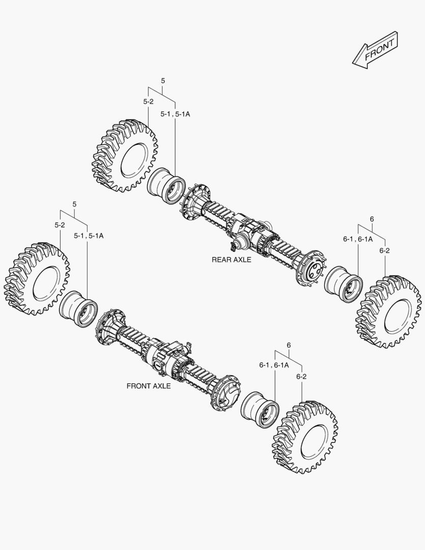 1150 WHEEL ASS`Y [5001~10166]