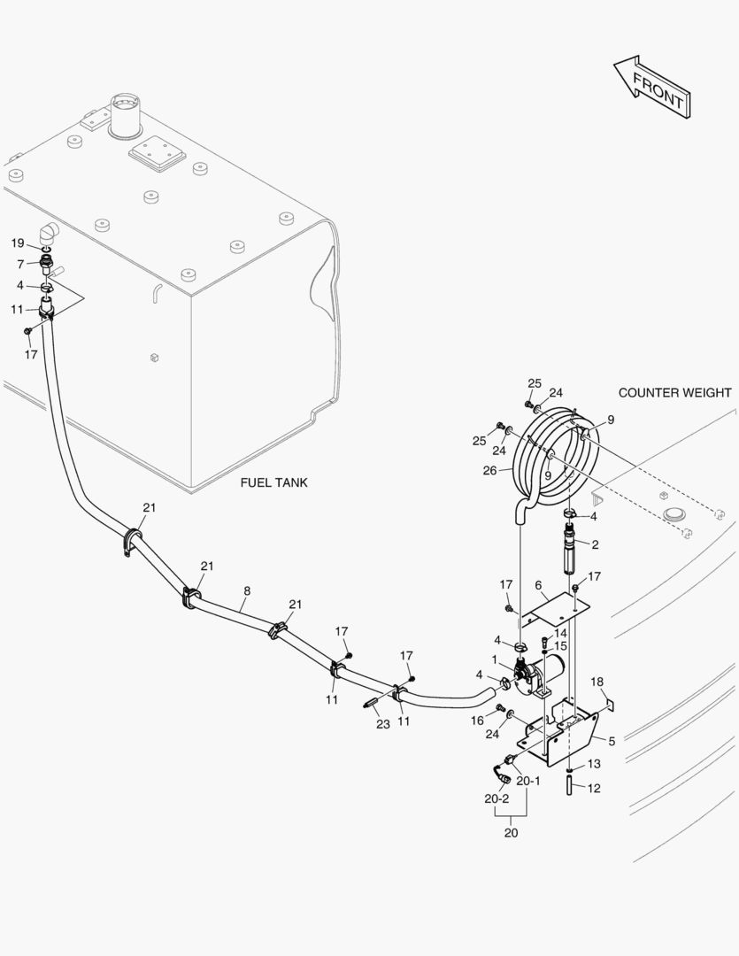 Схема 6180 FUEL FILLER PUMP