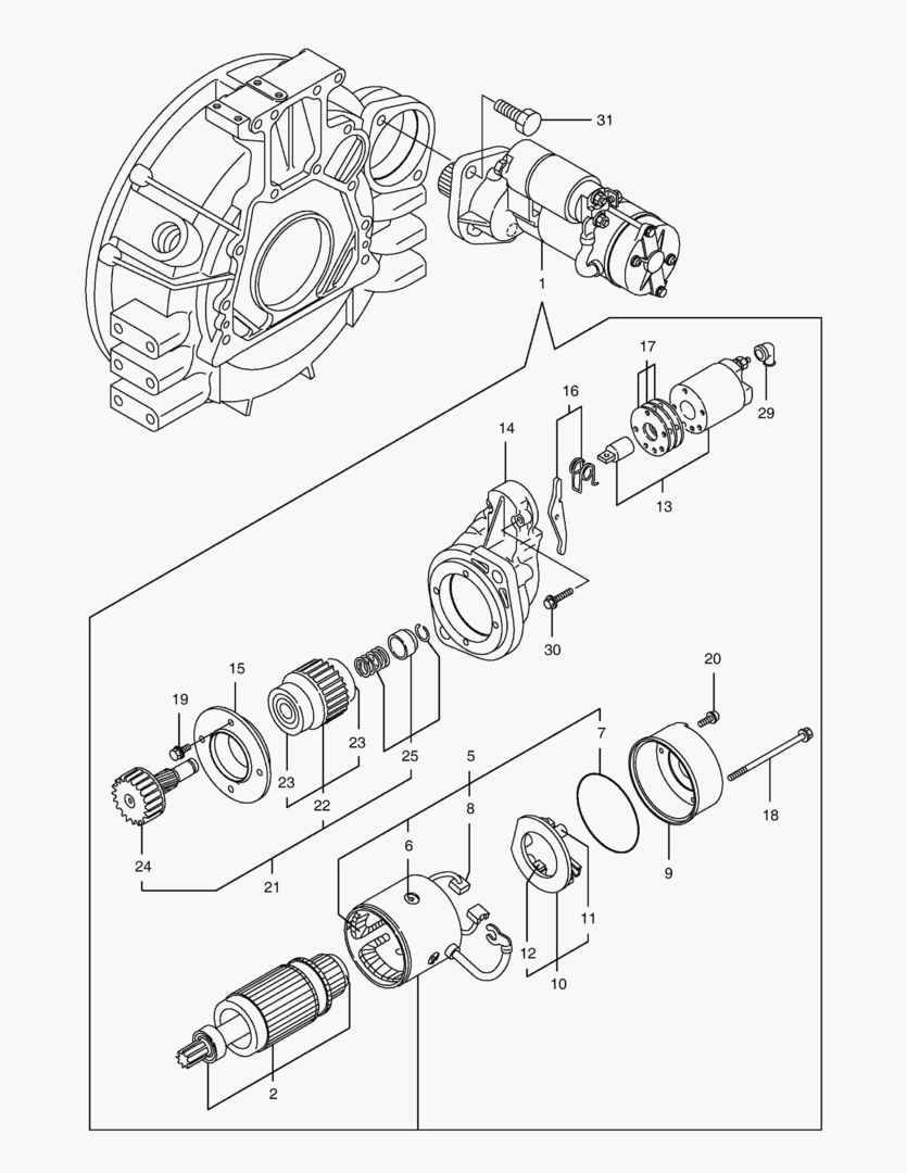 СТАРТЕРНЫЙ МОТОР