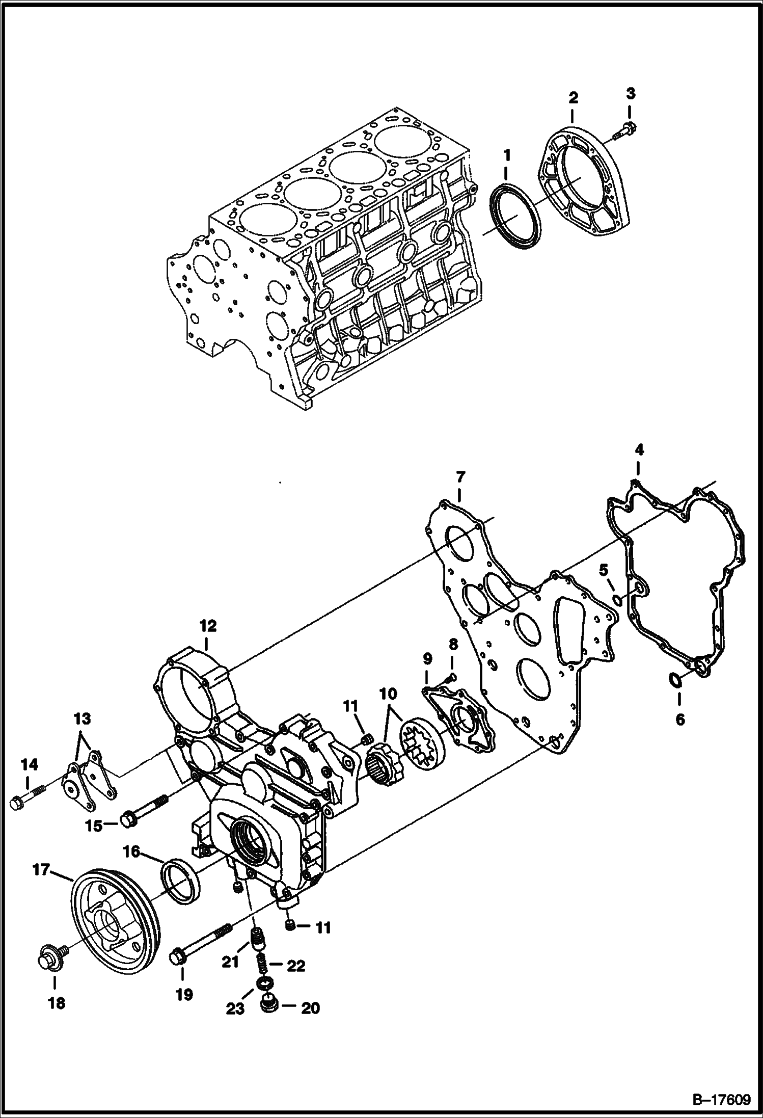 ПЕРЕДНЯЯ КРЫШКА (СЕРИЙНЫЙ НОМЕР 5219 И 5220) (V3300 DI T KUBOTA) (TIER I)