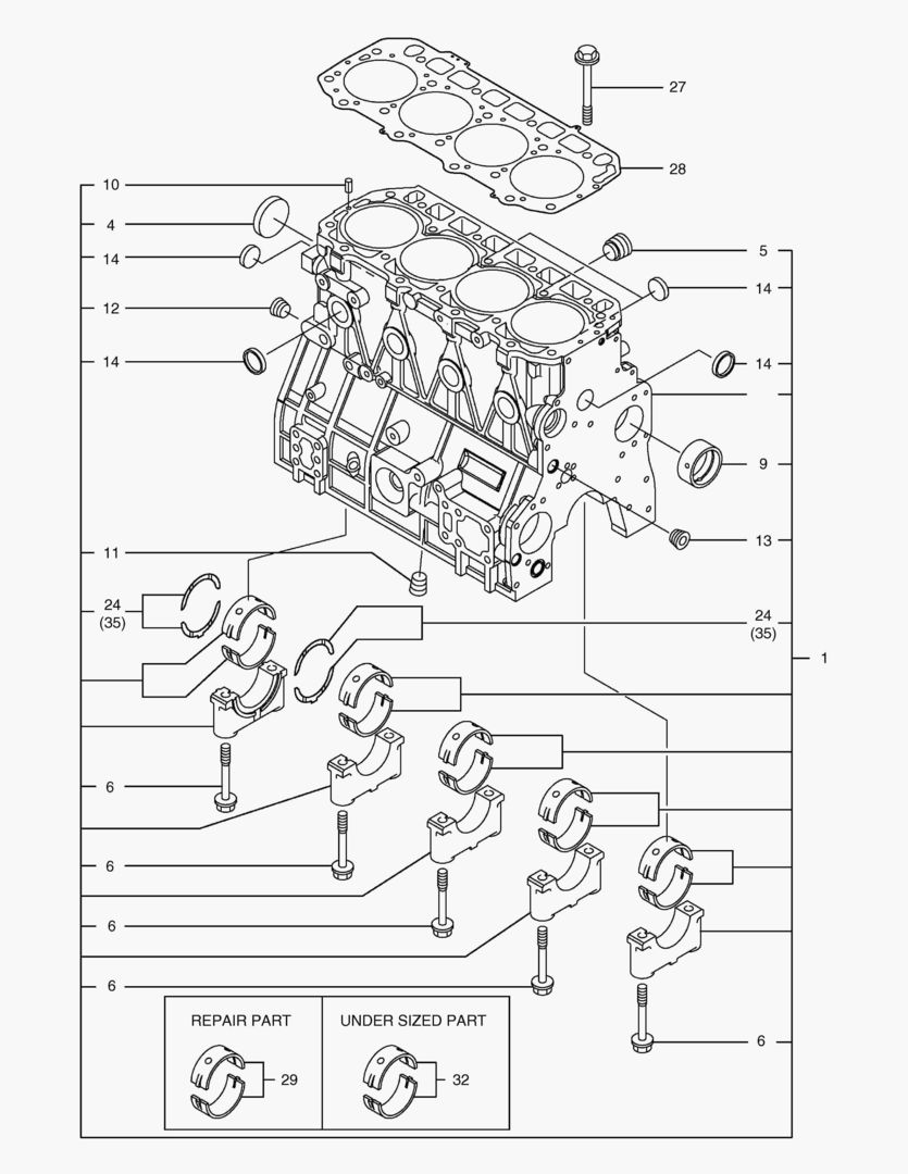 070 CYLINDER BLOCK [1681~]