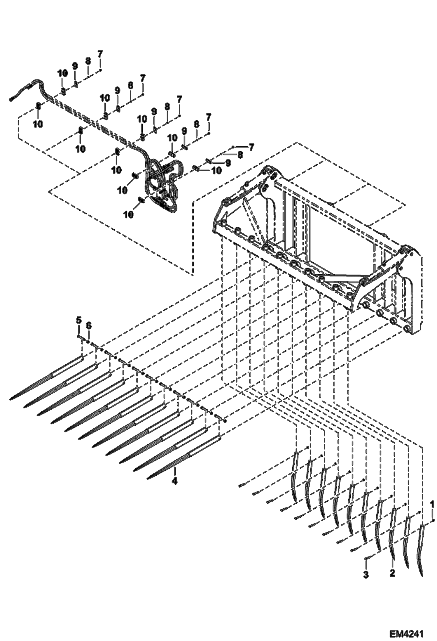 ГРЕЙФЕРНЫЕ ВИЛЫ (ЗУБЬЯ, ЗАЖИМЫ)