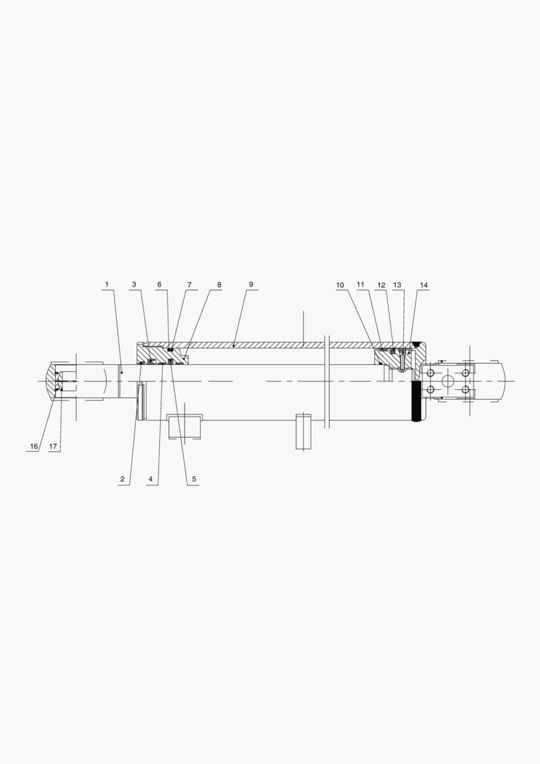 3380 STEERING CYLINDER(L.H&TY)