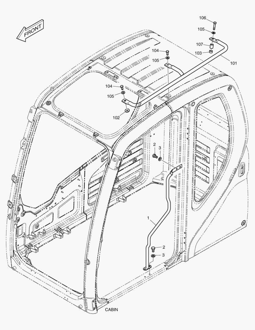 РУКОЯТКА - КАБИНА
