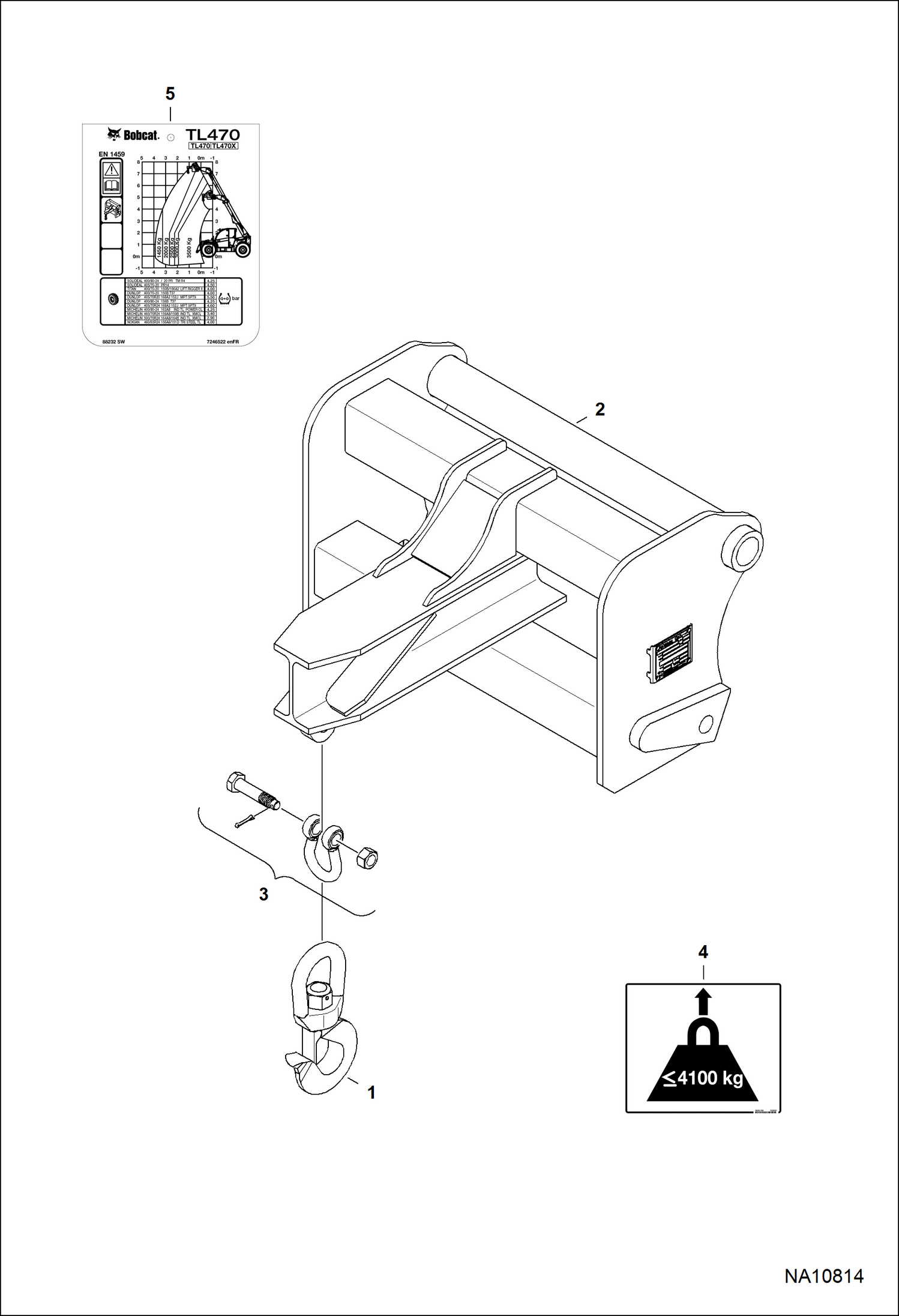СТРЕЛА КРАНА 0.7M 4.1T MT (СЕРИЙНЫЙ НОМЕР ATSR00101 И ВЫШЕ)